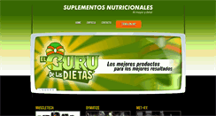 Desktop Screenshot of elgurudelasdietas.com