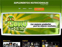 Tablet Screenshot of elgurudelasdietas.com
